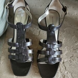 Bandolino Espresso Strappy Sandals